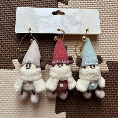 Tokyo Disney Resort Christmas 2025 Lil Ringring Plush Charm 3 Charm in 1 set
