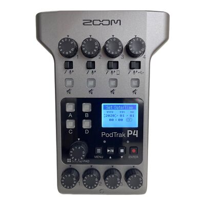 Beautiful Used Zoom PodTrak P4 Portable Multitrack Podcast Handy Recorder