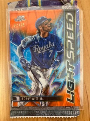Topps Cosmic Chrome 2025 Bobby Witt Jr. Autograph Card /25 Kansas City Royals