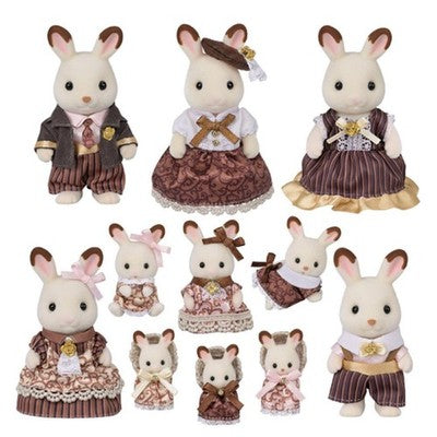 Sylvanian Families Chocolate Rabbit 40th Anniversary Commemorative 11 Doll Set