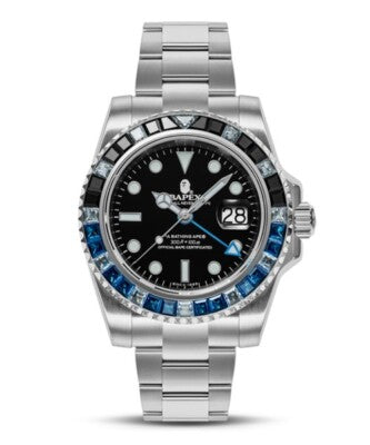 check description A BATHING APE TYPE 2 BAPEX CRYSTAL STONE Men three-color