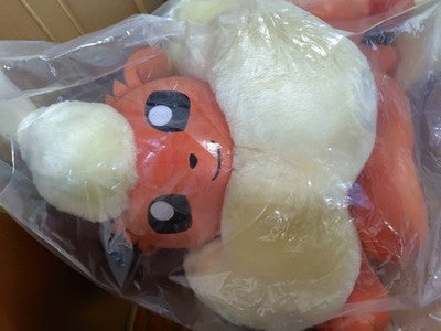 new Pokemon Center Online Life Size Flareon Booster Jumbo Plush Doll Lying acs