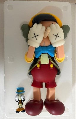 KAW Pinocchio & Jiminy Cricket 2010 Limited Edition Medicom Toy