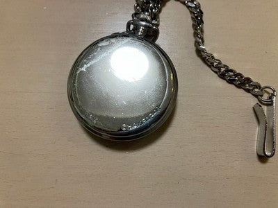 Fullmetal Alchemist COSPA Edward Elric Silver Watch Quartz Pocket Watch