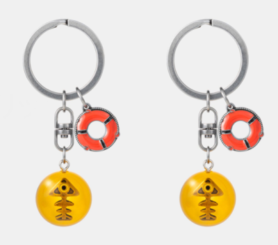 【Limited;set of 2】 Salmon Run Golden Egg Keychain Splatoon 3 Nintendo Store  NEW