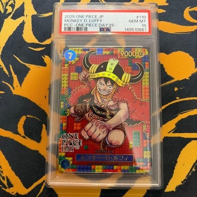 PSA 10 Monkey D. Luffy P-110 Promo ONE PIECE DAY '25 Premium Card Collection