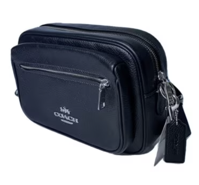 Auth COACH Elias Crossbody CJ509 Leather Black F/S 424728