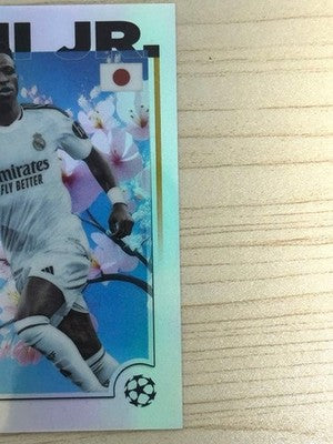 topps JAPAN EDITION Real Madrid Vinicius Junior Sakura Parallel Sports Card