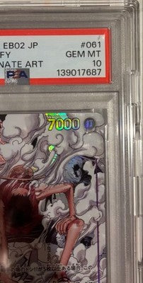 PSA 10 Monkey D. Luffy Super Parallel (Comic Rare) - One Piece Card Game