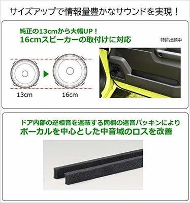 Pioneer Carrozzeria UD-K124 Speaker Mounting Kit for Suzuki Jimny gift JP