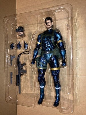 Box damaged PLAY ARTS Kai Metal Gear Solid V Metallic ver. Ground Zeroes Snake