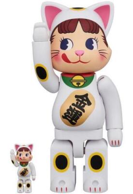 NY@BRICK Lucky Cat 100% & 400% BE@RBRICK Figure Peko-chan