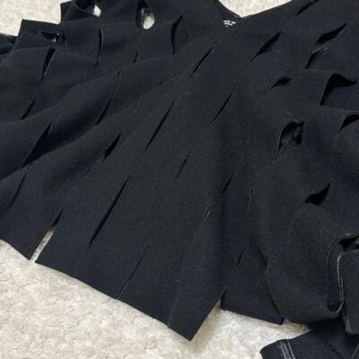 [Good condition] Junya Watanabe Comme des Garçons Cutout top, 3D, M, black