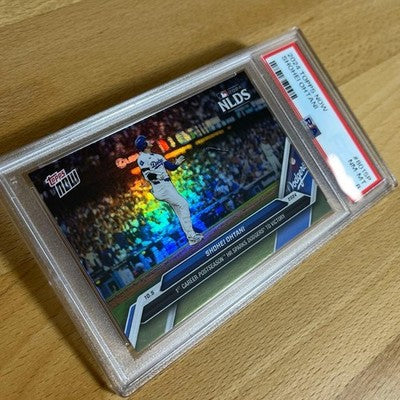 2024 Topps Now NLDS Shohei Ohtani PSA8 Trading Card MBL Los Angeles Dodgers