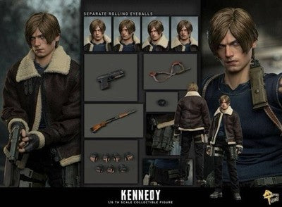 Bonus Included MTTOYS 017 1/6 Resident Evil 4 Leon First Edition Rare Japan