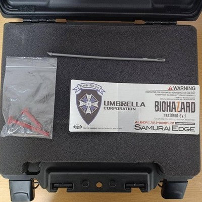 RESIDENT EVIL Tokyo Marui Samurai Edge Albert W. Model 01 Blowback Pistol w #02