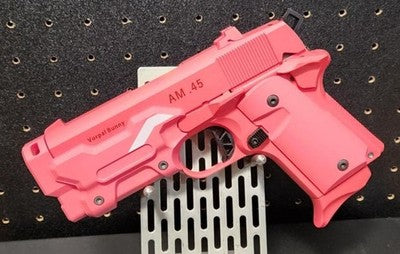 SAO Gun Gale Online AM.45 LLENN Vorpal Bunny Gas Blowback Pistol pink gift