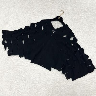 [Good condition] Junya Watanabe Comme des Garçons Cutout top, 3D, M, black