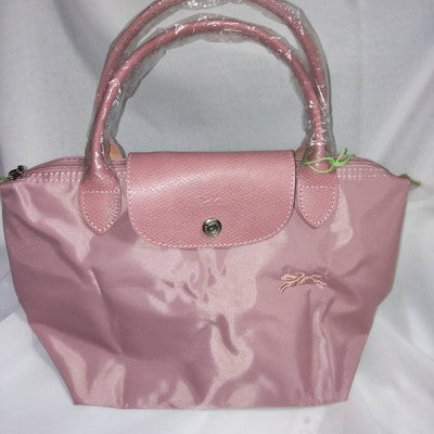 Longchamp Le Pliage S Original Pink W:13in collapsible Outlet New