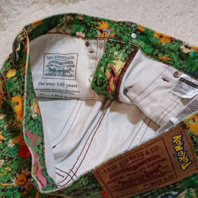 check description Pokemon x Levis Vintage Setup Denim Jacket Jeans used B