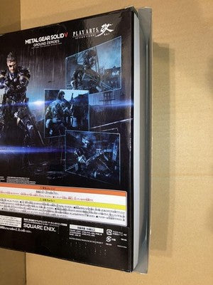 Box damaged PLAY ARTS Kai Metal Gear Solid V Metallic ver. Ground Zeroes Snake