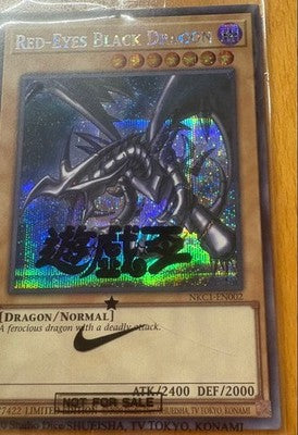 Yu-Gi-Oh! x NIKE Red-Eyes Black Dragon Holo Version 2025 World Promo card