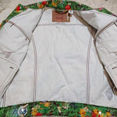 check description Pokemon x Levis Vintage Setup Denim Jacket Jeans used B