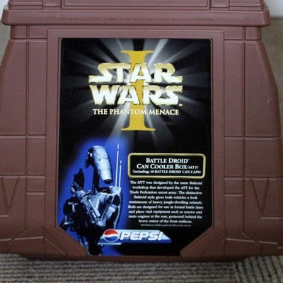 Star Wars Episode I Battle Droid Can Cooler Box - Pepsi Japan Limited Edition BP