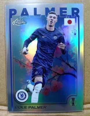 Topps UEFA 2024-25 Japan Edition Cole Palmer Sakura Parallel Soccer Card