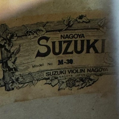 Suzuki Mandolin M-30 Made in Japan Vintage Bowl Back w/ Hard Case