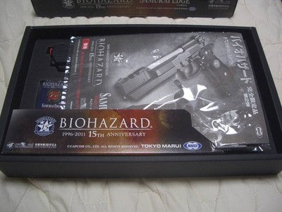 Tokyo Marui Samurai Edge Barry Burton Model Resident Evil 15th Limited M92F AA