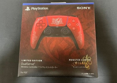 NEW Sony PS5 DualSense Wireless Controller Monster Hunter Wilds Limited