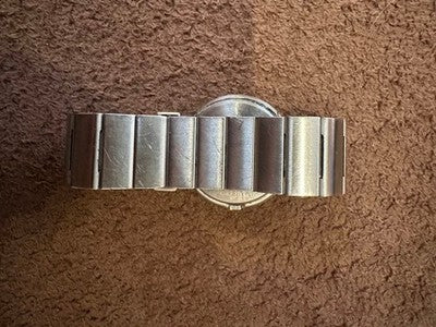 used ISSEY MIYAKE TO Tio Yoshioka Tokujin design NY0N001 Silver Men Watch