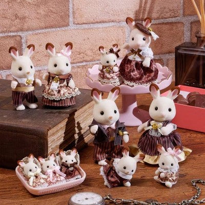 Sylvanian Families Chocolate Rabbit 40th Anniversary Commemorative 11 Doll Set
