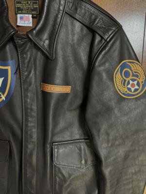 Good Condition AVIREX LTD Made in the USA A-2 FLYING TIGERS Brown Size M Men's