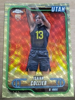 2024 Topps NBA Isaiah Collier Rookie RC 1/1 Superfractor Utah Jazz