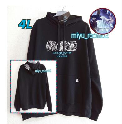 SIZE 4L Monster Hunter Hoodie (MH) Fleece Lined Last one left Japan game