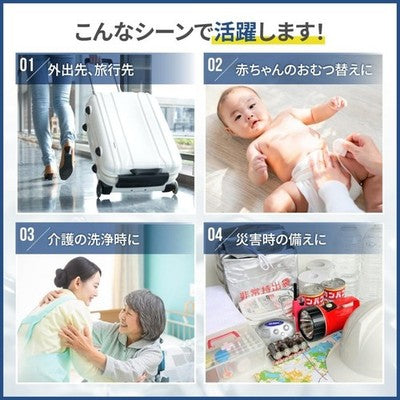 TOTO YEW4W3 Mobile Portable Handheld Washlet, Gray, Japanese Product, Brand New