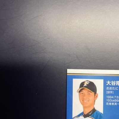 BBM 2013 Shohei Ohtani Parallel Rookie Card Team Limited 2-Piece Set #11