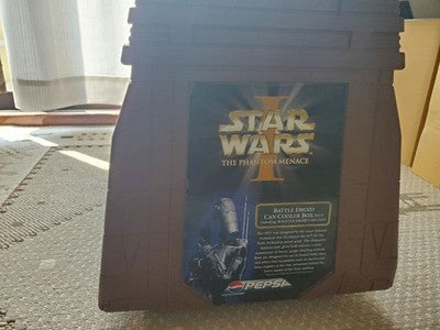 Phantom Menace Star Wars I Battle Droid Can Cooler Box MTT Limited PEPSIgiftNEWB