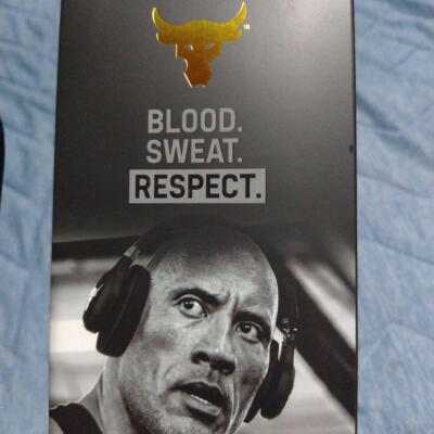 JBL Under Armour Project Rock Sport Wireless train Over-the-Ear Headphones Black