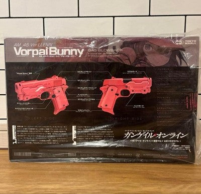 SAO Gun Gale Online AM.45 LLENN Vorpal Bunny Gas Blowback Pistol pink gift *6