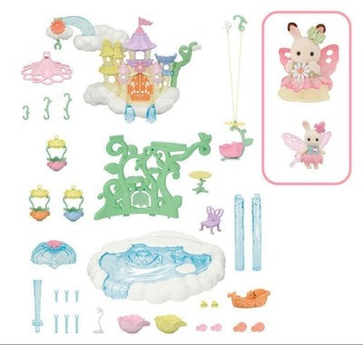Sylvanian Families Dreamy Fairy Castle Sky Pastel Playset New Sealed Epoch gift