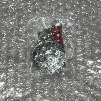 Fullmetal Alchemist Edward Elric State Alchemist Silver Watch Charm Red