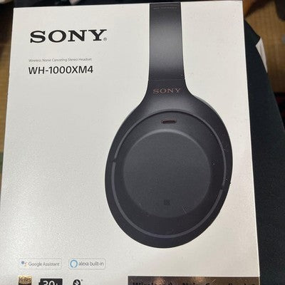 SONY Wireless Noise Canceling Headphones Black WH-1000XM4 B Bluetooth