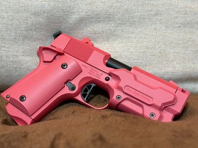 SAO Gun Gale Online AM.45 LLENN Vorpal Bunny Gas Blowback Pistol pink gift *8