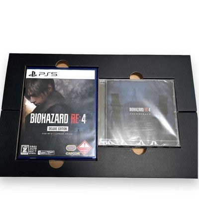 CAPCOM Resident Evil RE:4 Collector’s Edition PS5 Leon Figure Limited BOX_3
