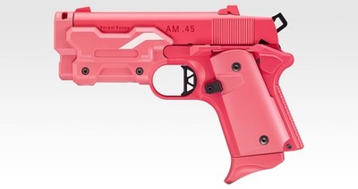 SAO Gun Gale Online AM.45 LLENN Vorpal Bunny Gas Blowback Pistol pink gift *10