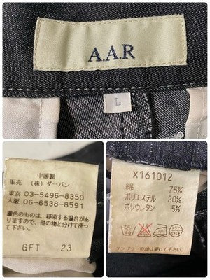 Yohji Yamamoto suit  Casual suit black denim A.A.R. set 90s Y's for men XL/L