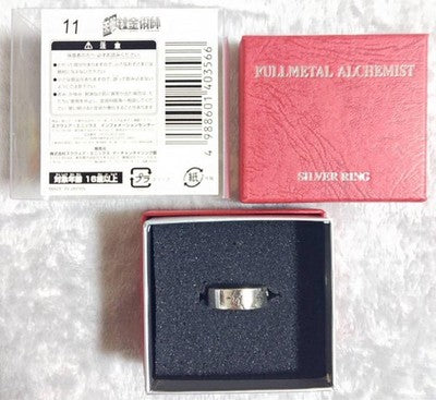 see description Fullmetal Alchemist Merchandise Ring Message Ring Roy Mustang